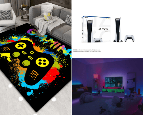 Man Cave/Game Room FUN! cover photo collage