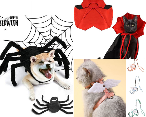 Cute & Creepy Pet Costumes (Dog & Cat Approved) cover photo collage