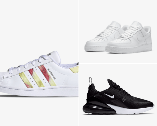 Sneakers cover photo collage