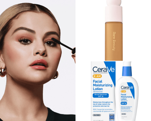 Makeup that's in Constant rotation cover photo collage