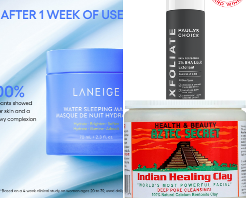 What my skin drinks throughout the day! cover photo collage