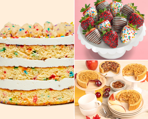 Sweet Indulgence: Cakes, Cupcakes & Cookies Collection cover photo collage