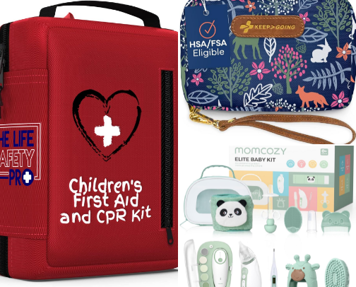 Baby Sick Day Essentials: The Ultimate Emergency Kit for Infants & Toddlers cover photo collage