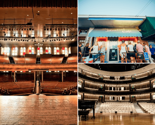 Nashville Music Venues cover photo collage