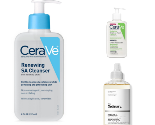 Skincare Favourites cover photo collage