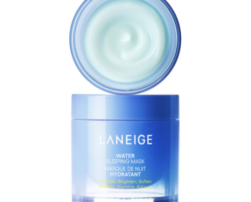 Water sleeping mask overnight hydrating face mask cover photo collage