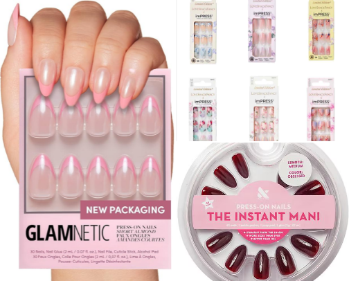 💅 Nails Girls Love: Quick & cute Press-On Must-Haves cover photo collage
