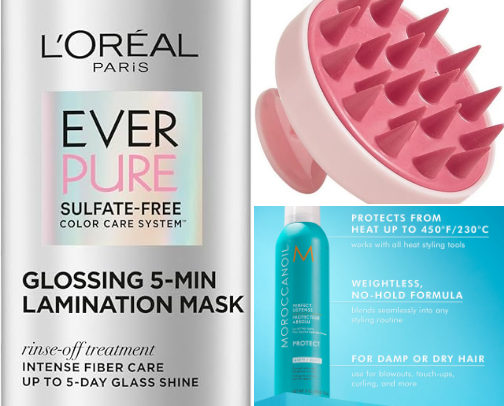 Hair Care/Styling Products cover photo collage