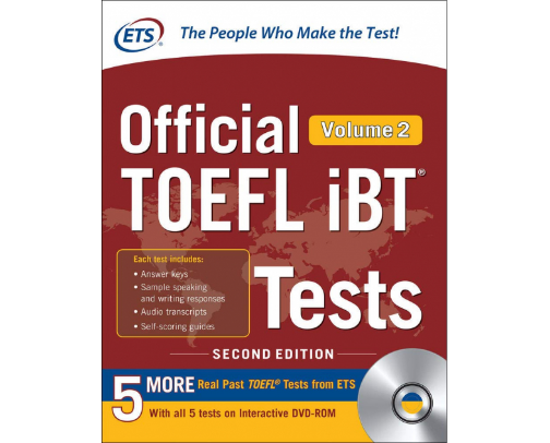 Read Free - Official TOEFL iBT Tests Volume II W/DVD study companions and boosters cover photo collage