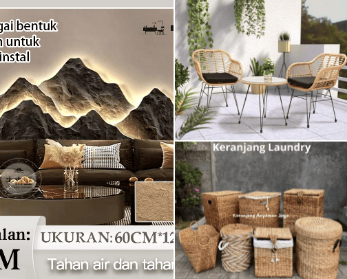 Ruang Minimalis cover photo collage