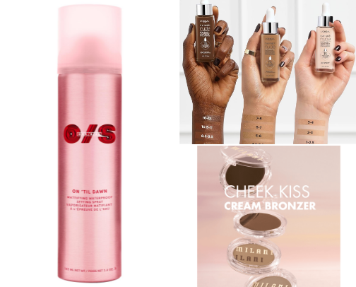 Acne safe affordable makeup cover photo collage