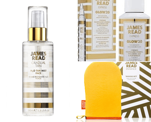 Selftanning faves cover photo collage