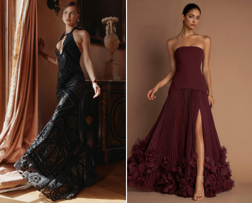 Winter wedding guest dresses ❄️ cover photo collage