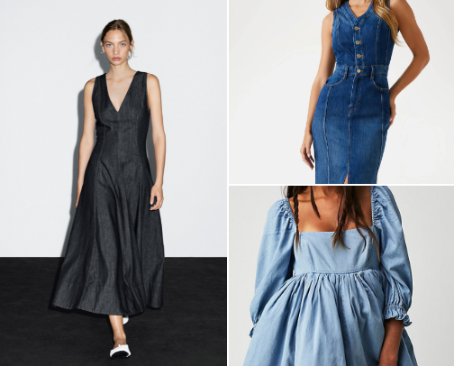 Jeans Dresses You’ll Love cover photo collage