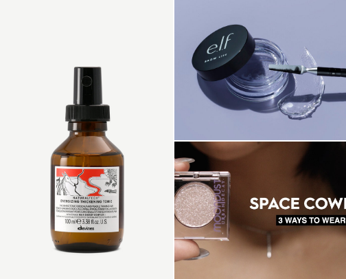 everyday makeup and hair routine cover photo collage