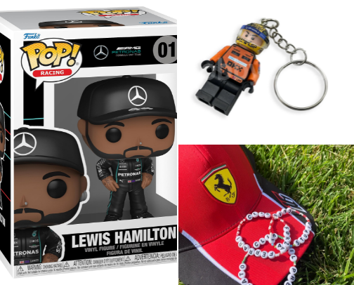 F1 must have accessories 🏎️✨ cover photo collage