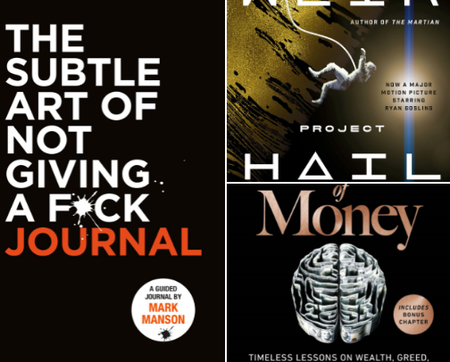 Self-Help, Psychology & Sci-Fi Books I Recommend cover photo collage