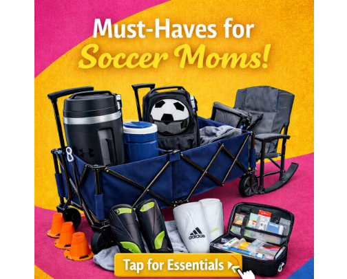 ⚽ Soccer Mom's Ultimate Gear Guide - Game Day Essentials cover photo collage