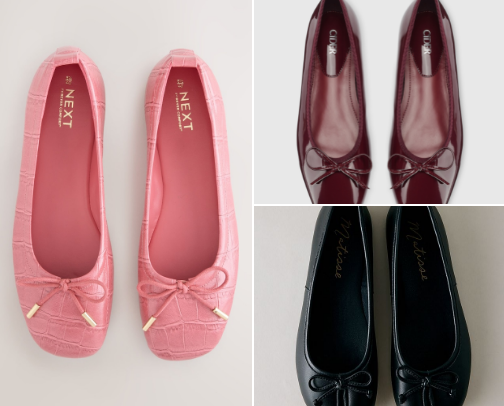 Ballet flats for summer  🎀🩰 cover photo collage