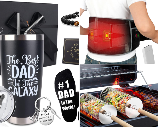 Fathers Day Gift Ideas cover photo collage
