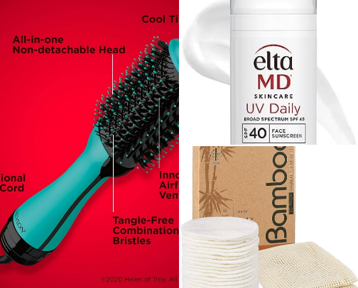 Face, Nails, Hair cover photo collage