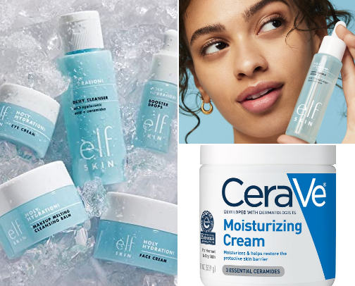 Skin care cover photo collage
