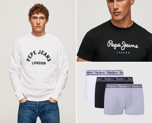 Pepe Jeans London for Men cover photo collage