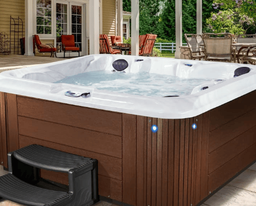 It's Almost Hot Tub season cover photo collage