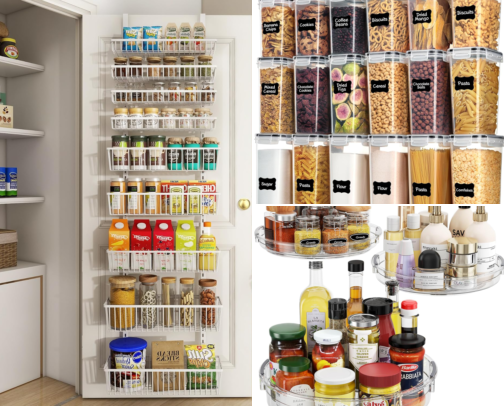 Storage and Organizing Essentials. Keep your house organized without breaking the bank. cover photo collage