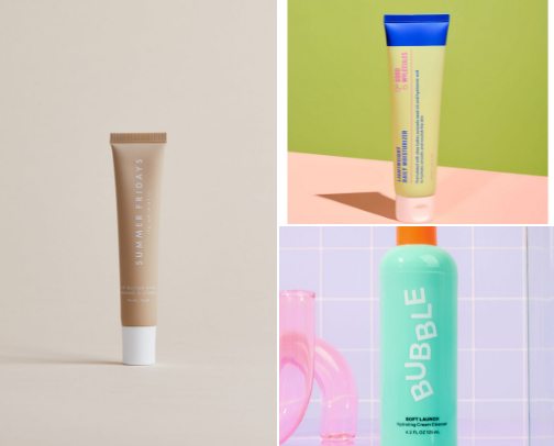 what you will find in my skincare & makeup bag cover photo collage