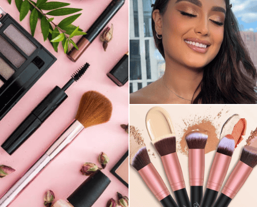 Make up 💄 cover photo collage