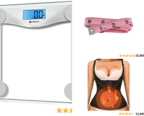 Weight tracking instruments. cover photo collage