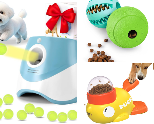 Dog products for when your fur besties miss you while you're not home cover photo collage