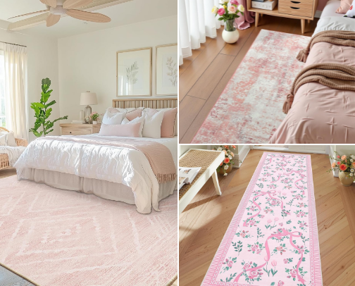 Pink Passion Rugs cover photo collage