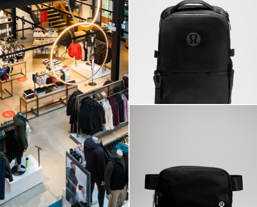 LULULEMON: Elevating Activewear to an Art Form. cover photo collage