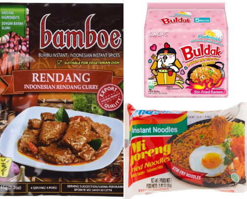 Asian Grocery Favorites 🍜. cover photo collage