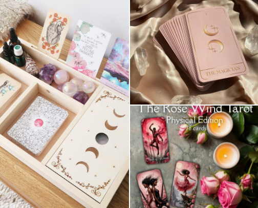 Create a Soft Ritual: Love & Tarot Essentials cover photo collage