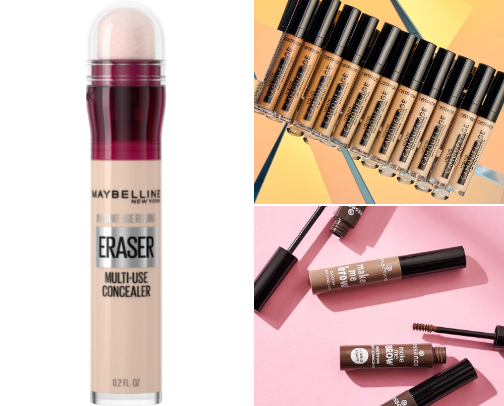 fave drugstore makeup recs cover photo collage