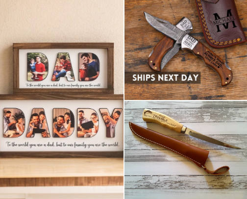 Father’s Day and special occasion gift ideas cover photo collage