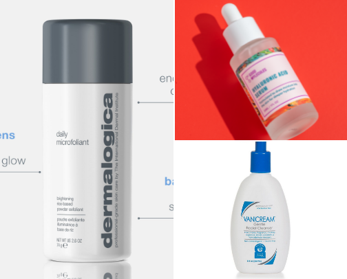Esthetician recommended cover photo collage