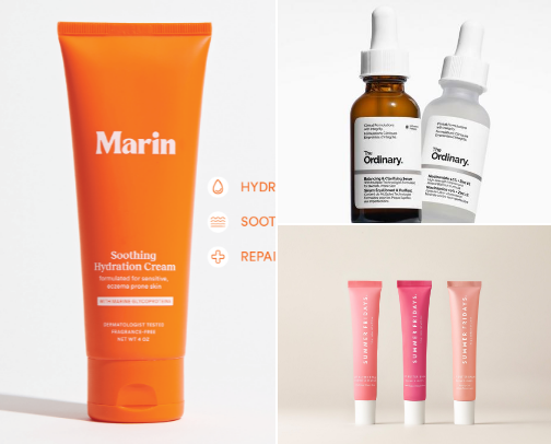 Skin Care Products that actually work cover photo collage