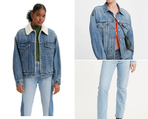 Levi's cover photo collage