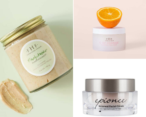 Skincare cover photo collage