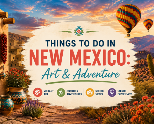 🏜️ Things to Do in New Mexico: Art & Adventure🏜️ cover photo collage