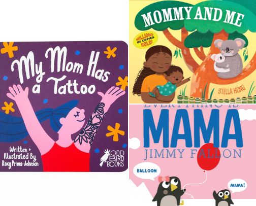 May Book Rotation for Littles 🌼 | Celebrating Moms, Culture, the Force & Race Day Fun cover photo collage