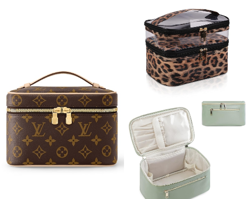 toiletry, suitcase organization & luggage cover photo collage