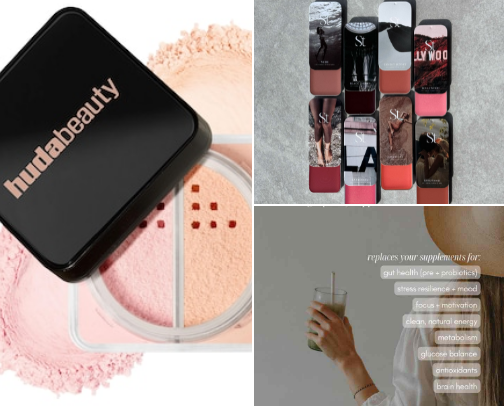 My favorite beauty recs cover photo collage