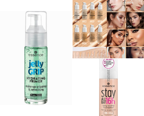 What's in my makeup bag cover photo collage