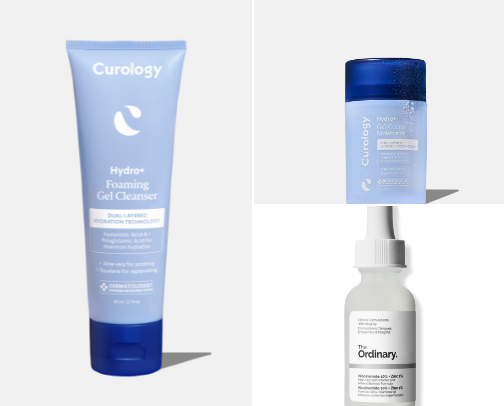 Skincare products I love cover photo collage