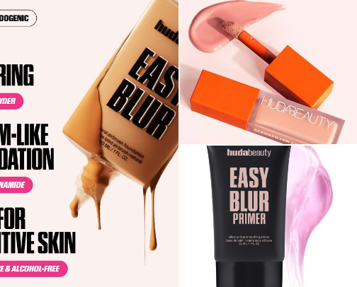 Huda beauty must have cover photo collage